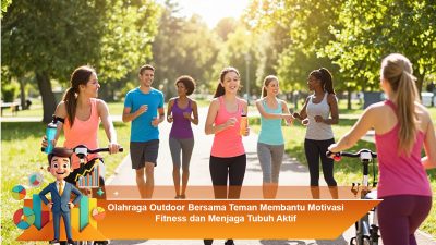 Olahraga Outdoor Bersama Teman Membantu Motivasi Fitness dan Menjaga Tubuh Aktif