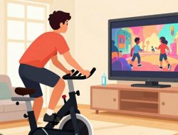Tips Melakukan Olahraga Sepeda Statis Sambil Menonton Film Agar Tidak Bosan